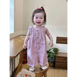 Quần áo bé gái - jum kẻ tai thỏ siêu xinh cho bé gái 1 - 5 tuổi