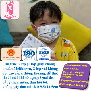 Khẩu trang cho bé y tế An Tâm (3-10t) - 50 cái/hộp