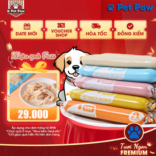 Combo 30 Cây Xúc Xích Siêu Dinh Dưỡng Ăn Liền Cho Chó Mèo TAOTAOPET Thơm Ngon