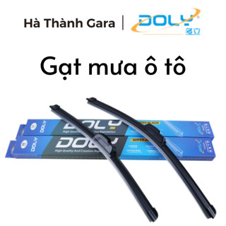 Gạt mưa ô tô xe tải xe khách lưỡi Silicon thương hiệu DOLY thân mềm không xương gạt sạch nước