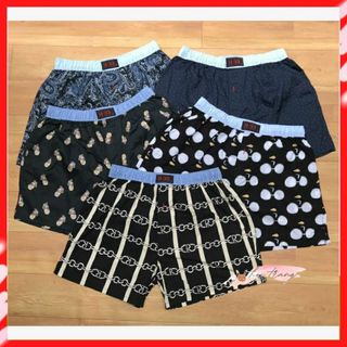 Combo 3 Quần đùi nam H33 kate họa tiết thoải mái mặc ngủ mặc ở nhà đi biển thoải mái