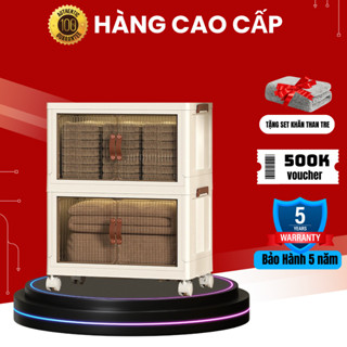  Tủ Nhựa Đa Năng Gấp Gọn 1-2 Tầng Tiện Lợi Rộng 56cm Tủ Để Đồ KIOTO Chất Liệu Nhựa PP Không Mùi 