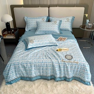 phi lụa chăn chần set 4 món