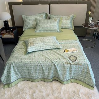 phi lụa chăn chần set 4 món