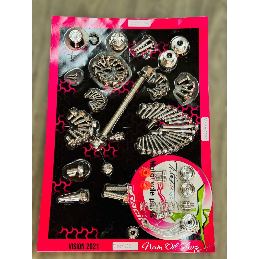 Bộ ốc salaya full dàn ngoài xe Vision 2021