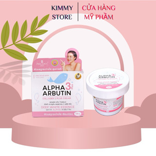 Kem Dưỡng Trắng Da Body Alpha Arbutin Collagen Cream 3plus+ Thái Lan 100g