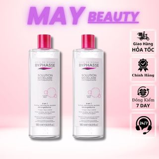 Nước Tẩy Trang, Làm Sạch Sâu Dành Cho Mọi Loại Da Và Da Dầu Byphasse Solution Micellaire