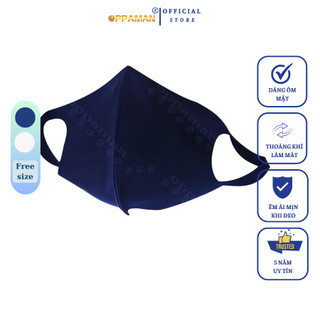Khẩu trang vải chống tia uv khẩu trang vải chống nắng khẩu trang vải poly vải su thoáng khí mềm mịn OKT10 OPPAMAN