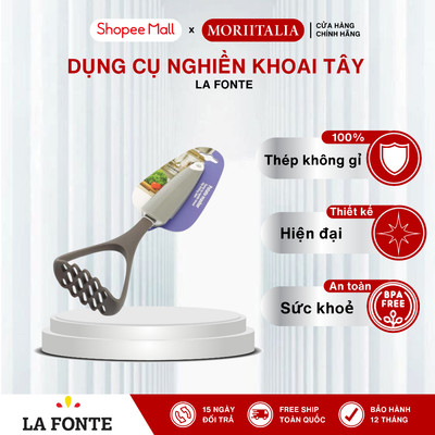 Dụng Cụ Nghiền Khoai Tây Tay Cầm Nhựa ABS Bọc Thép Không Gỉ - La Fonte  003568