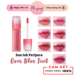 Son Kem Peripera Over Blur Tint hiệu ứng mờ lì mịn màng, làm đầy rãnh môi và che khuyết điểm môi