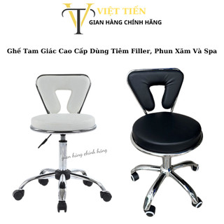 Ghế tam giác có tựa lưng cao cấp i dùng tiêm filler, phun xăm và spa điều chỉnh cao thấp dễ dàng di chuyển