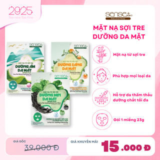 Mặt nạ từ sợi tre dưỡng da mặt sense plus 23g