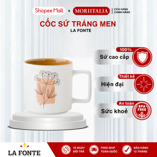 Cốc sứ la fonte tráng men - 003650-whi