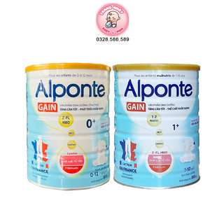 Sữa bột alponte gain 0+ 1+ 800g - sữa bỉm trang nháy