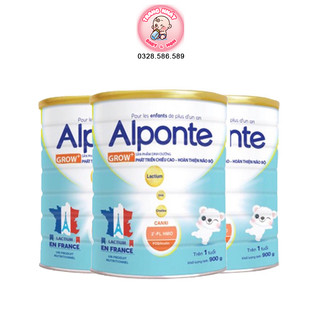 Sữa bột alponte grow+ 800g hỗ trợ tăng chiều cao bé chậm lớn - sữa bỉm trang nháy