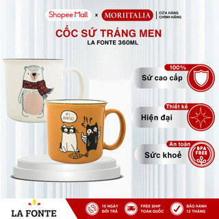 Cốc Sứ La Fonte tráng men bên trong 006422 - Hàng chính hãng Moriitalia