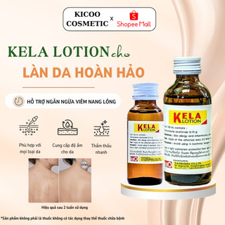 Viêm lỗ chân lông, Kela Lotion thái lan, viêm nang lông 30ml, 60ml Sankicoo's