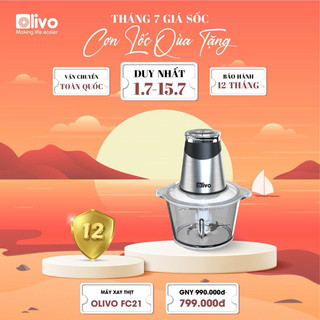 MÁY XAY THỊT OLIVO FC21 công suất mạnh mẽ 500w
