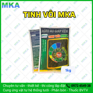 Tinh vôi MKA tăng pH hạ phèn tẩy rong rêu - 1kg