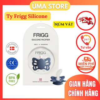 Ti giả Silicon ti ngậm FRIGG Butterfly Đan Mạch , BIBS silicon dẹt vát