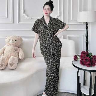Đồ bộ bigsize Dài 50-100kg chất lụa mango mềm mịn không xước vải họa tiết sang trọng tôn da
