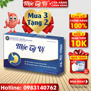 [ Mua 3 tặng 2] MỘC TỲ VỊ - Giúp Giảm Trào Ngược Dạ Dày, Viêm Loét Dạ Dày Hộp 30 Viên