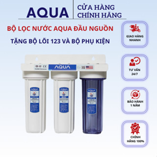 BỘ LỌC THÔ 3 CẤP  - SỬ DỤNG LỌC NƯỚC ĐẦU NGUỒN SIÊU SẠCH