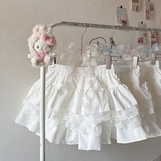 Chân váy tầng TRẮNG ĐEN dáng xoè phồng phối ren dáng ngắn Kenco clothing Sài Gòn