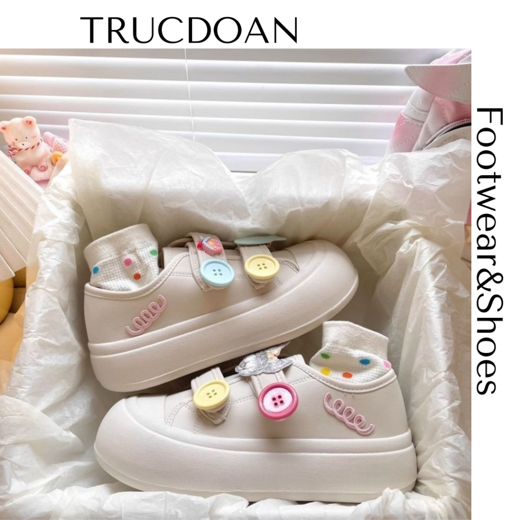 Giày nữ cute con cá hoạt hình hoạt tiết giày dễ thương 2024 ( FullBox QC Loại 1 )