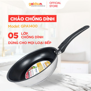 Chảo Chống Dính Đáy Từ Dùng Cho Mọi Loại Bếp, 5 Lớp Chống Dính Siêu Bền GPA1400