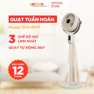 Quạt tuần hoàn điều khiển từ xa Goldsun GFA-6041 quay tự động 360 độ đối lưu không khí 3 chế độ gió