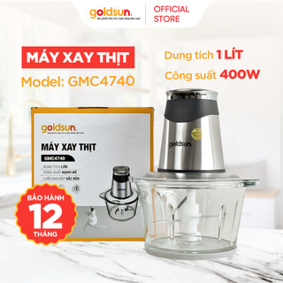Máy xay thịt Goldsun GMC4740 inox 304 lưỡi dao kép bằng thép không rỉ