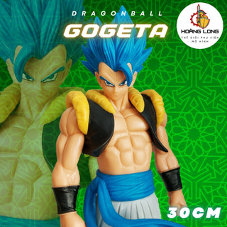 Mô hình Dragonball, Gogeta Blue 30cm, figure 7 Viên Ngọc Rồng, bàn làm việc (phụ kiện Hoàng Long)