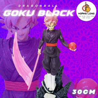 Mô hình Dragonball, Goku Black 30cm, Có Hộp, figure 7 Viên Ngọc Rồng, bàn làm việc (phụ kiện Hoàng Long)