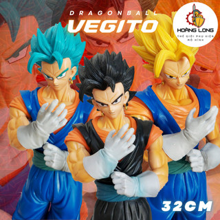 Mô hình Dragonball, Vegito 32cm, 3 màu tóc Saiyan, Black, Blue figure 7 Viên Ngọc Rồng (phụ kiện Hoàng Long)