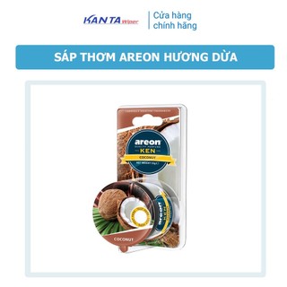 [CHÍNH HÃNG] - Sáp thơm ô tô hương dừa – Areon Ken Coconut, nhập khẩu Bulgaria