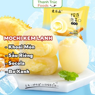   4 Vị  Bánh Mochi Kem Lạnh Nhân Sữa vị Sầu riêng Bơ sữa Socola Khoai môn Thanh Trúc Foods 