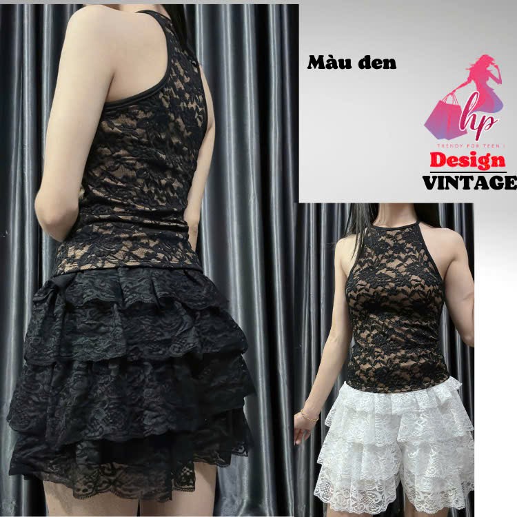 [XẢ KHO TẾT]Áo ba lỗ cổ yếm body ren hoa 2 lớp basic, áo kiểu tanktop nữ thiết kế tôn dáng sang chảnh mùa hè G913 | BigBuy360 - bigbuy360.vn