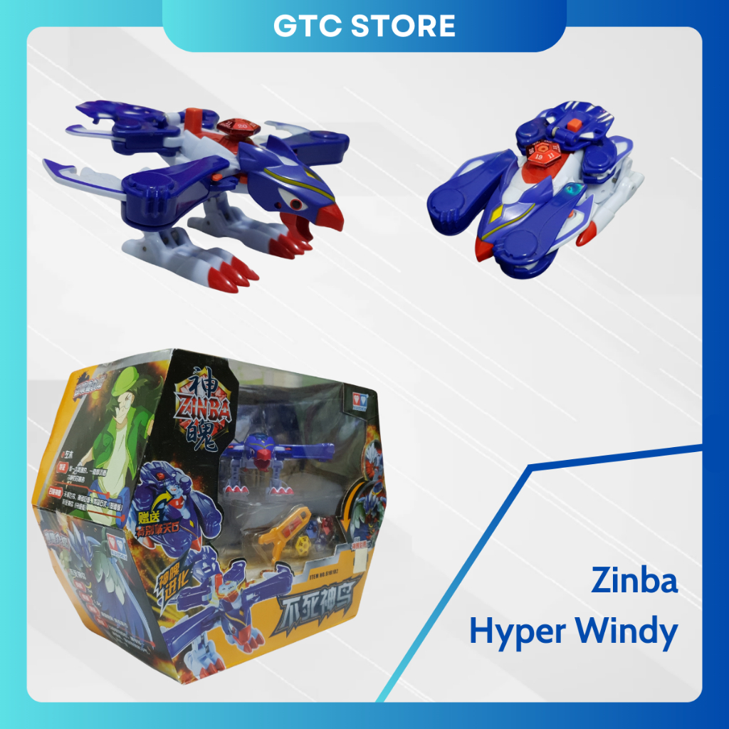 Đồ chơi Zinba - Hyper Windy - Zinba Phụng Hoàng - Chính hãng Auldey