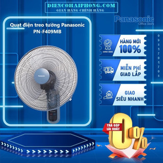 ( Tặng lưới bọc quạt có hoặc ko tuỳ đợt ) Quạt treo tường Panasonic F409