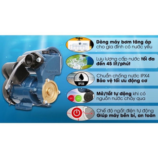 ( Tặng lưới bọc có hoặc ko tuỳ đợt ) Máy bơm nước tăng áp Panasonic A-200JAK