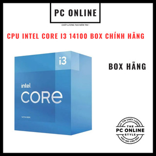 Cpu intel core i3 14100 box công ty | 4.7 ghz, 4 cores 8 threads, lga1700