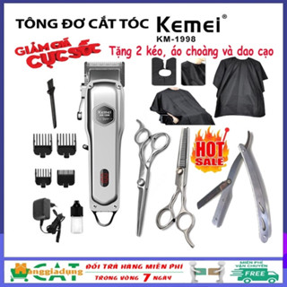 Tông đơ cắt tóc cao cấp Kemei 1998, Tăng đơ cắt tóc gia đình,máy hớt tóc Hàng chính hãng bảo hành 12 tháng