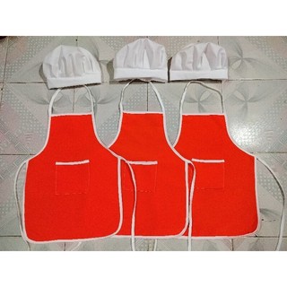 bộ tạp dề và mũ cho bé( MẪU SALE)
