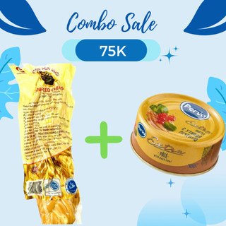 Phomai hun khói 100g và Pate gan vịt 100g