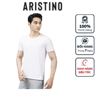 Áo thun nam ARISTINO AC22 dùng lót trong sơ mi hay mặc nhà, chất liệu cotton cao cấp thấm hút mồ hôi