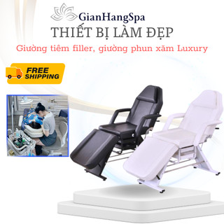 Giường tiêm filler, giường phun xăm, giường spa Luxury bảo hành 6th