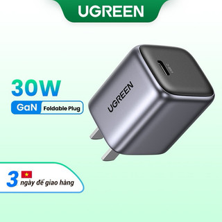 Cốc sạc mini nhanh PD Gan 30W type C cho IP UGREEN CD249