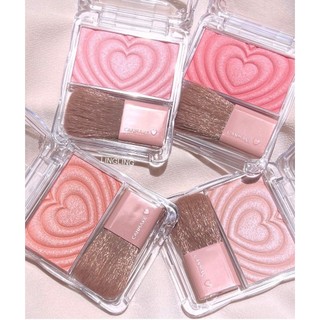 Phấn má hồng canmake powder cheeks hình trái tim 1.8g