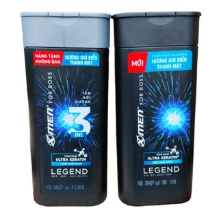 Combo Dầu gội và Sữa tắm Xmen Boss sang trọng cuốn hút 150g/chai - Xanh